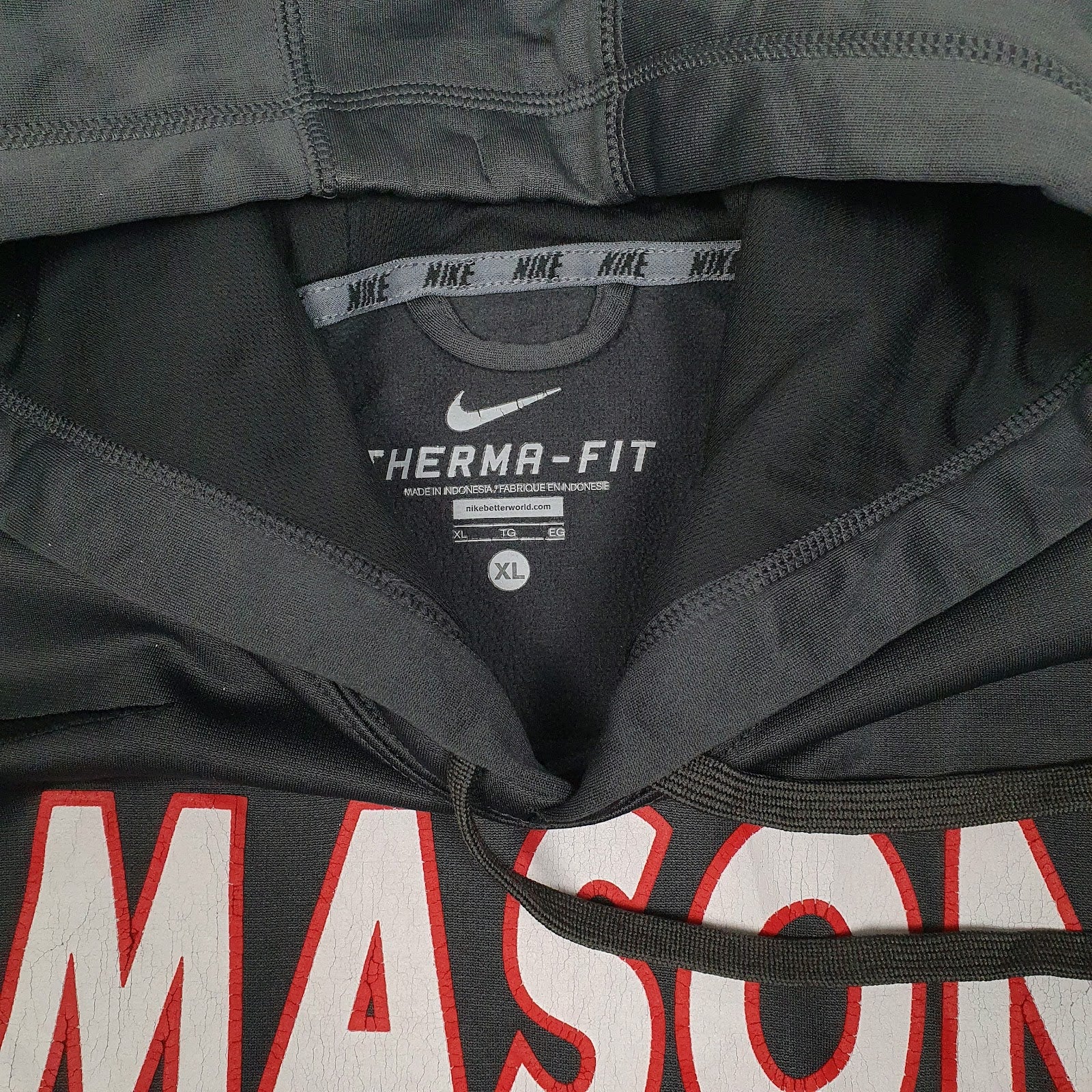 Mens Grey Nike Therma Fit Mason Hoodie Jumper