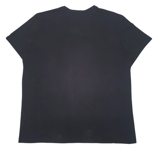 Mens Black Adidas Climalite Spellout  T Shirt