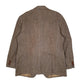 Mens Brown Harris Tweed Herringbone  Coat