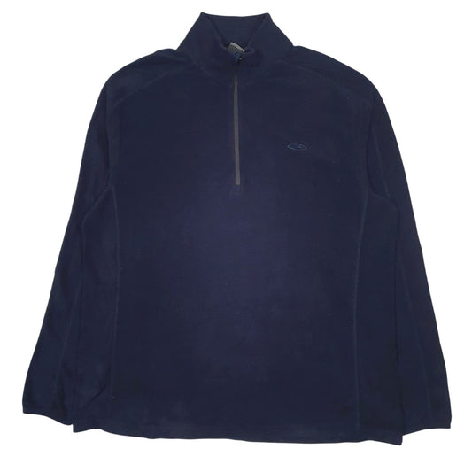 Mens Navy Champion  Quarter Zip Jumper