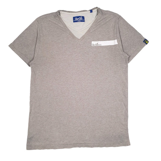 Mens Grey Gio Goi  Short Sleeve T Shirt