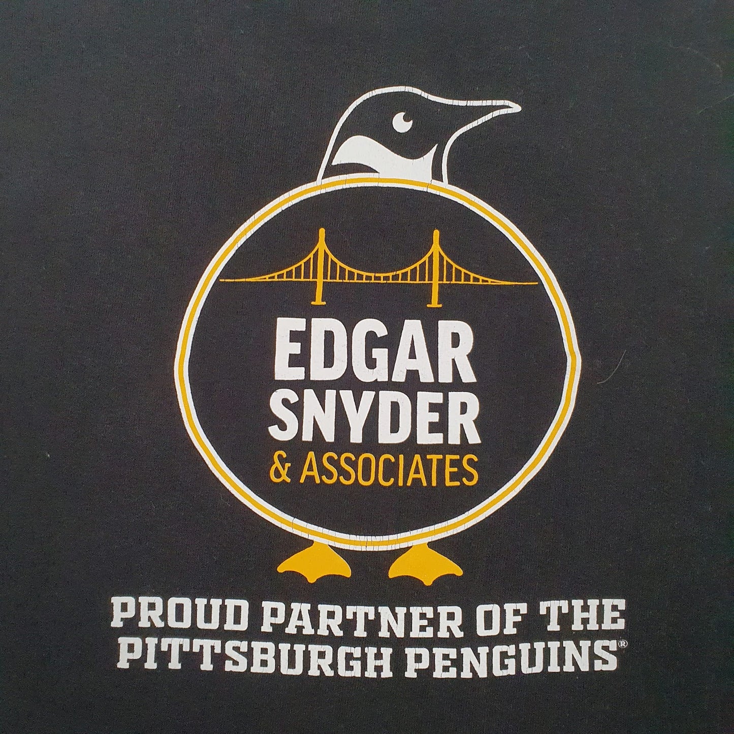 Mens Black Delta NFL Pittsburgh Penguins  T Shirt