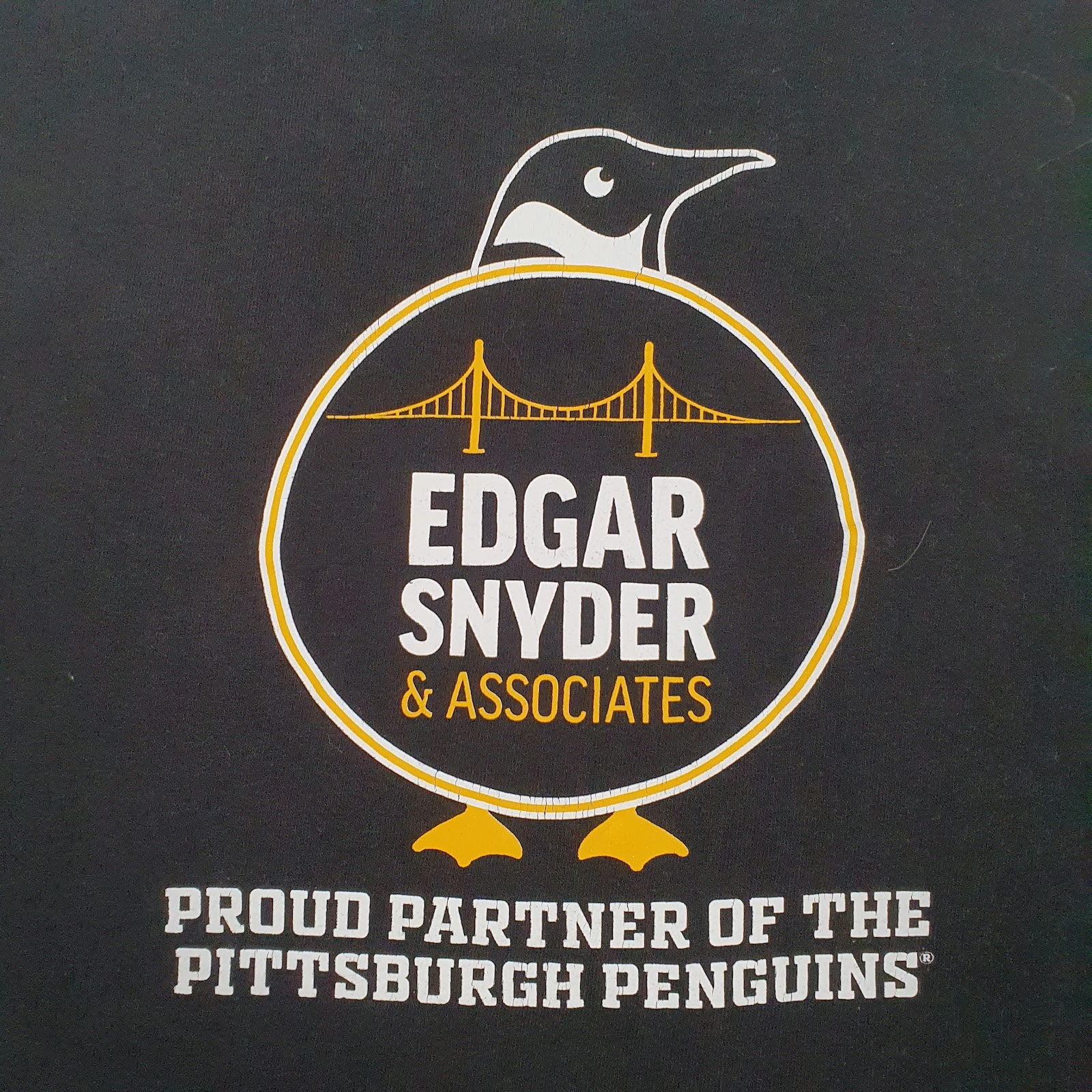 Mens Black Delta NFL Pittsburgh Penguins  T Shirt