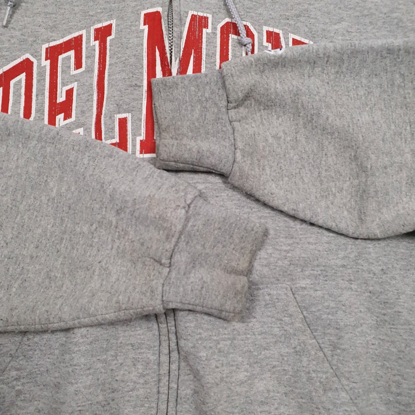 Mens Grey Champion Belmont Full Zip Jumper