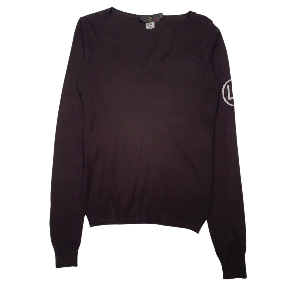 Womens Brown Liu.Jo  V Neck Jumper