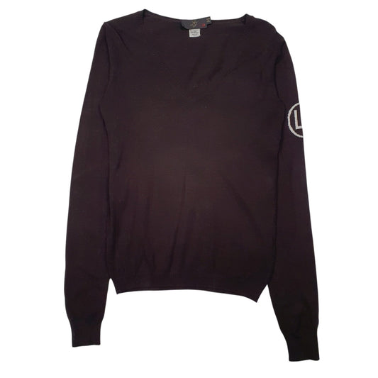 Womens Brown Liu.Jo  V Neck Jumper