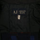 Womens Navy Armani Jeans Trench Longline  Coat