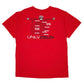 Mens Red Port & Company Coaches Caravan  T Shirt