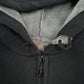 Mens Black Carhartt Car-Lux Hooded Thermo Sweat Full Zip Jumper