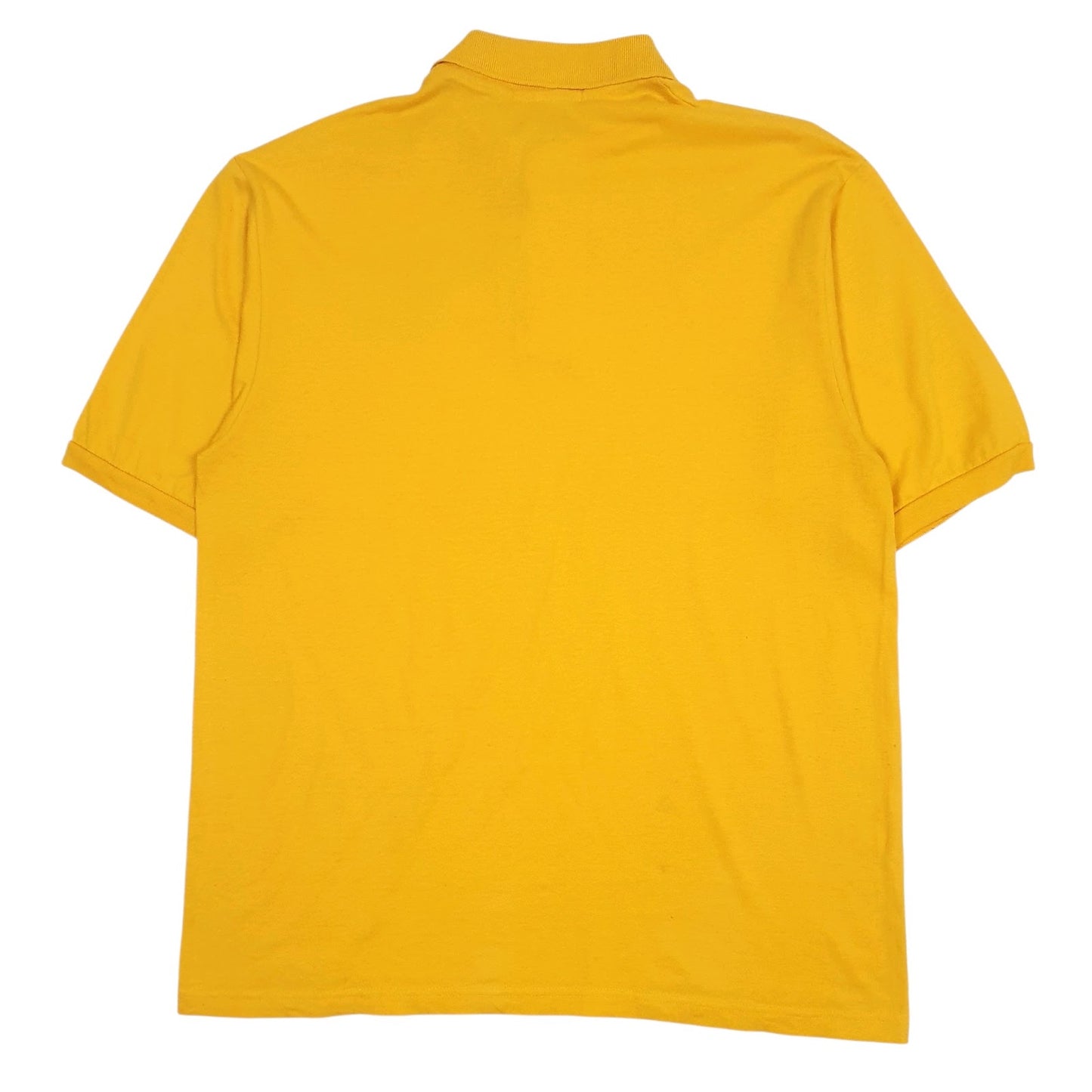 Mens Yellow Jerzees   Polo Shirt
