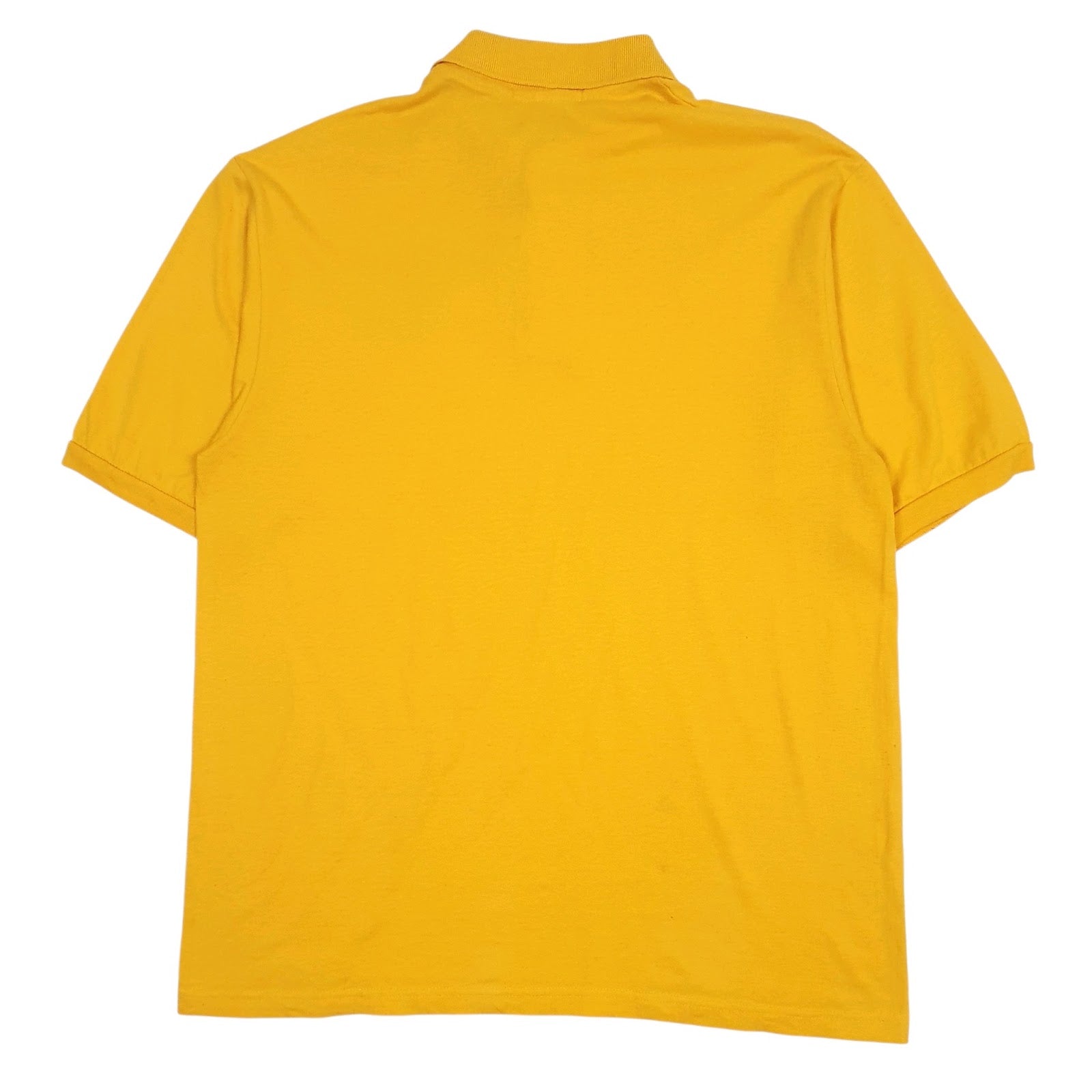 Mens Yellow Jerzees   Polo Shirt