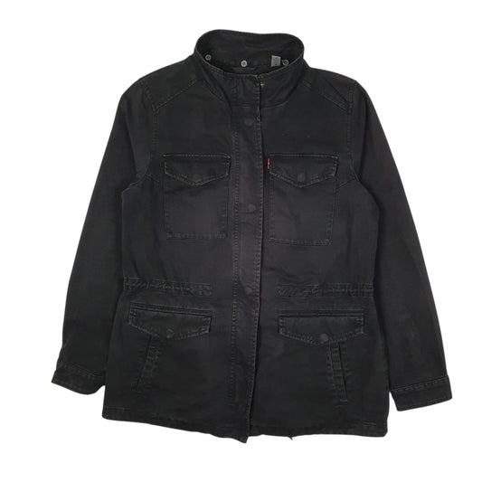 Womens Black Levis Parka Field  Coat