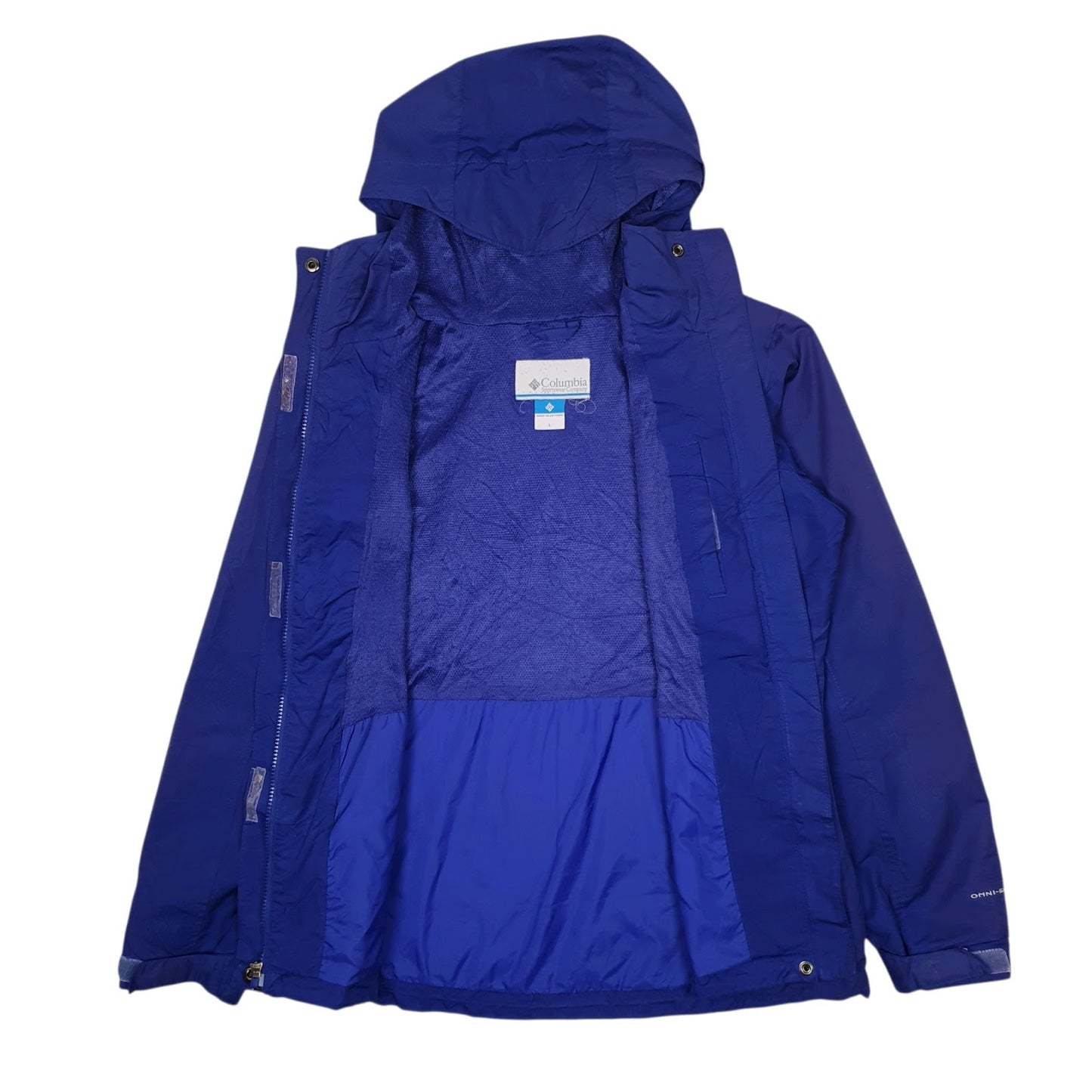 Womens Blue Columbia Sportswear Company Omni-shield Hoodie Coat