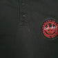 Mens Black Armani Jeans  Hoodie Polo Shirt