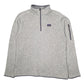 Womens Grey Patagonia Better Sweater Quarter Zip Jumper
