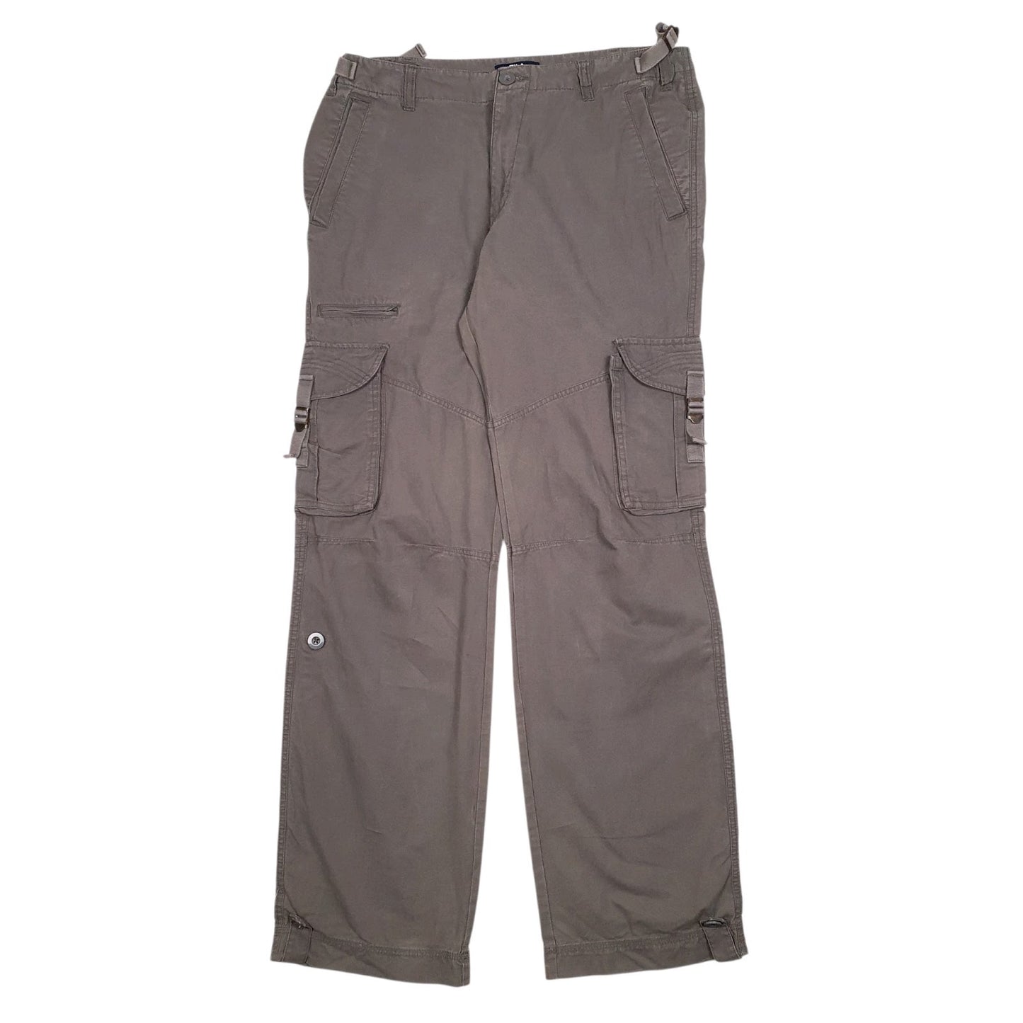 Mens Grey Fila  Cargo Trousers
