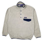 Mens Cream Patagonia Synchilla Quarter Zip Jumper