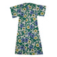 Womens Green Unbranded Gown Short Sleeve Dress