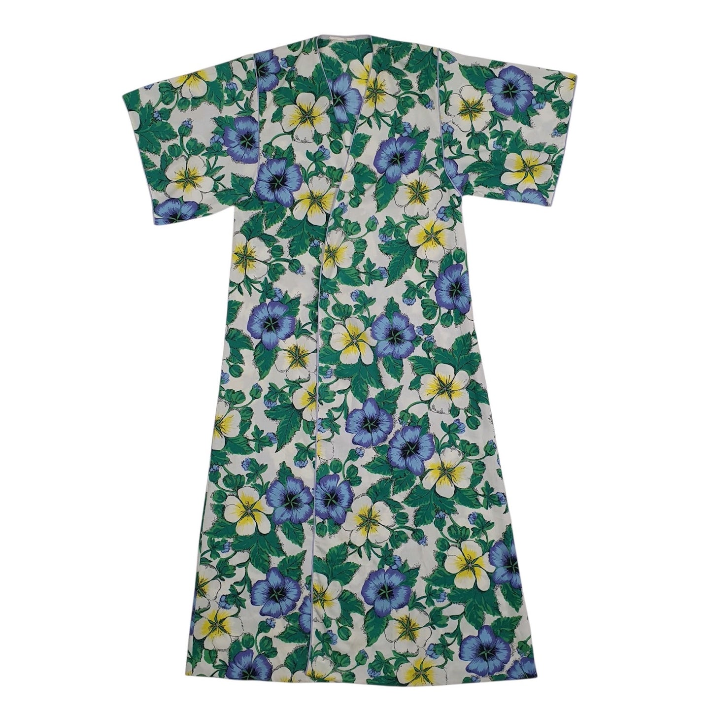 Womens Green Unbranded Gown Short Sleeve Dress