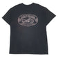 Mens Black Harley Davidson Spellout Graphic Short Sleeve T Shirt