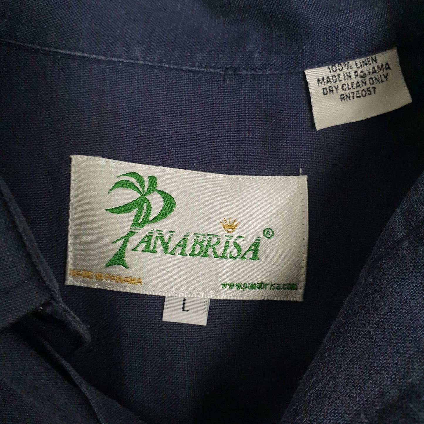 Mens Navy Panabrisa Vintage 90s  Shirt