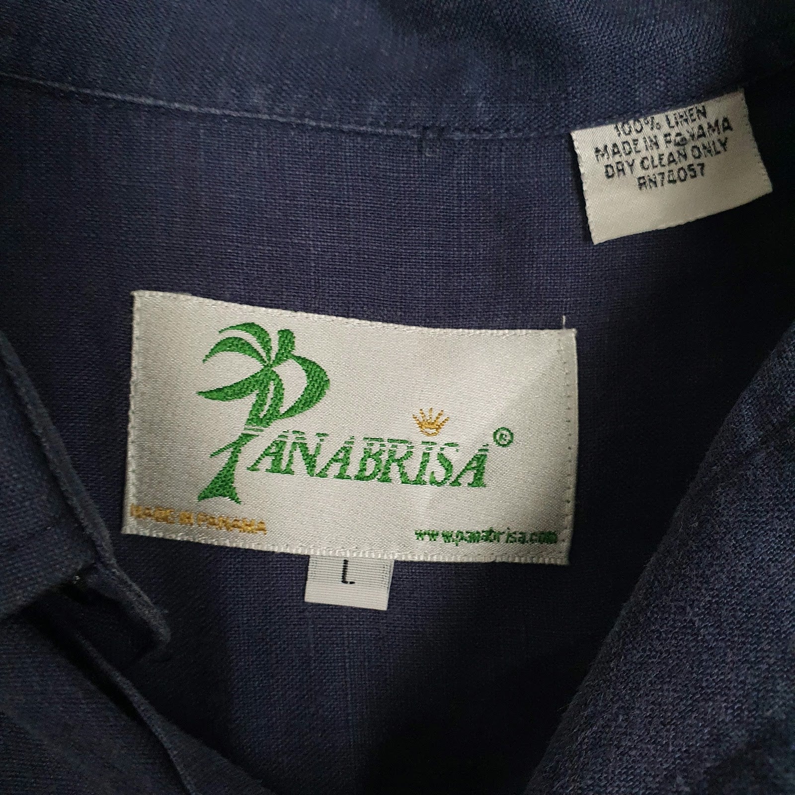 Mens Navy Panabrisa Vintage 90s  Shirt