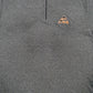 Mens Grey Fila Quarter Zip  Polo Shirt