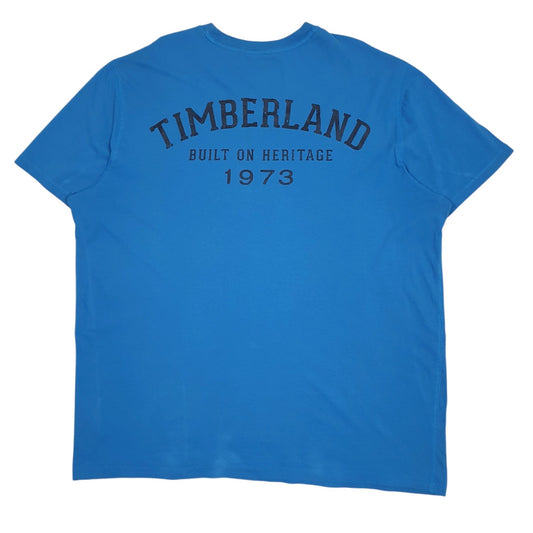 Mens Blue Timberland   T Shirt