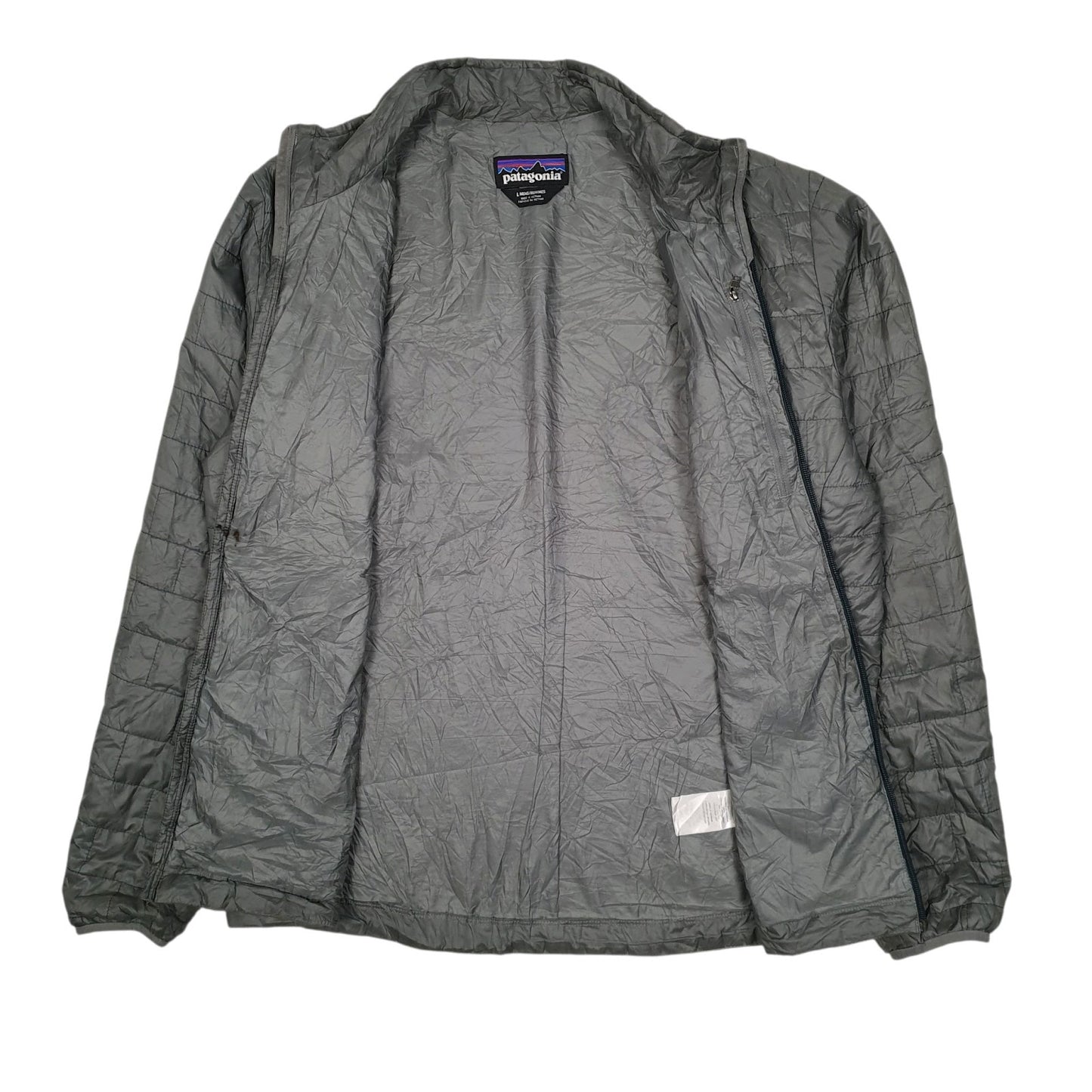 Mens Grey Patagonia Nano Puff  Coat