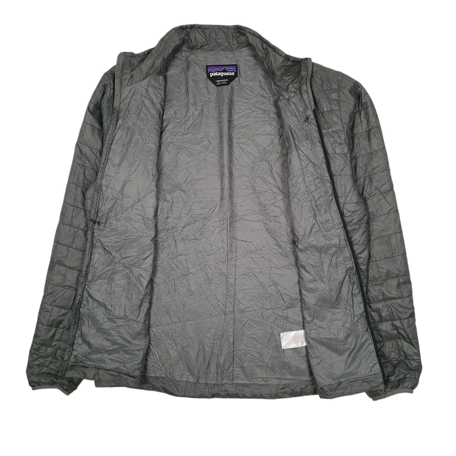 Mens Grey Patagonia Nano Puff  Coat