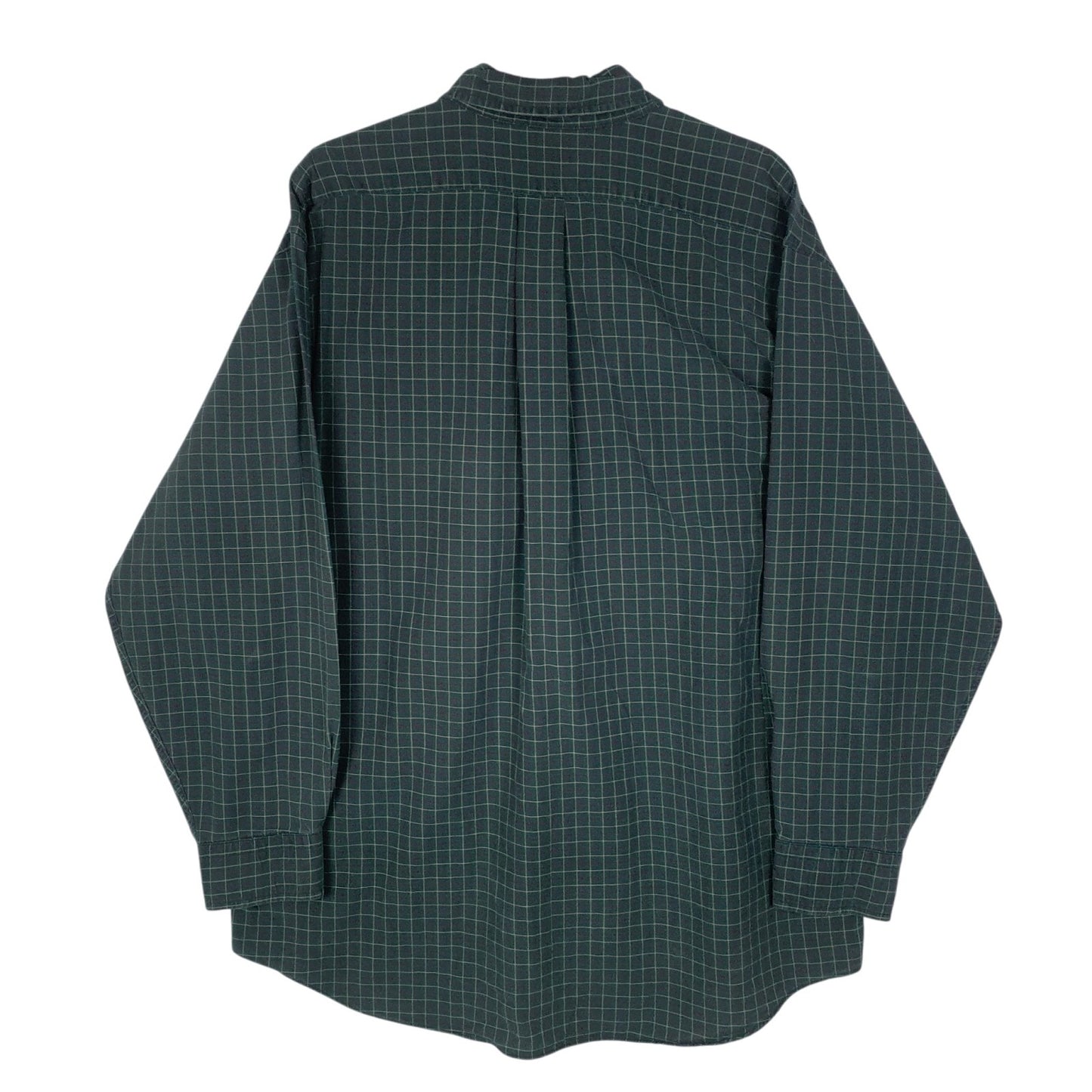 Mens Green L.L.Bean Vintage 90s Made In USA  Shirt