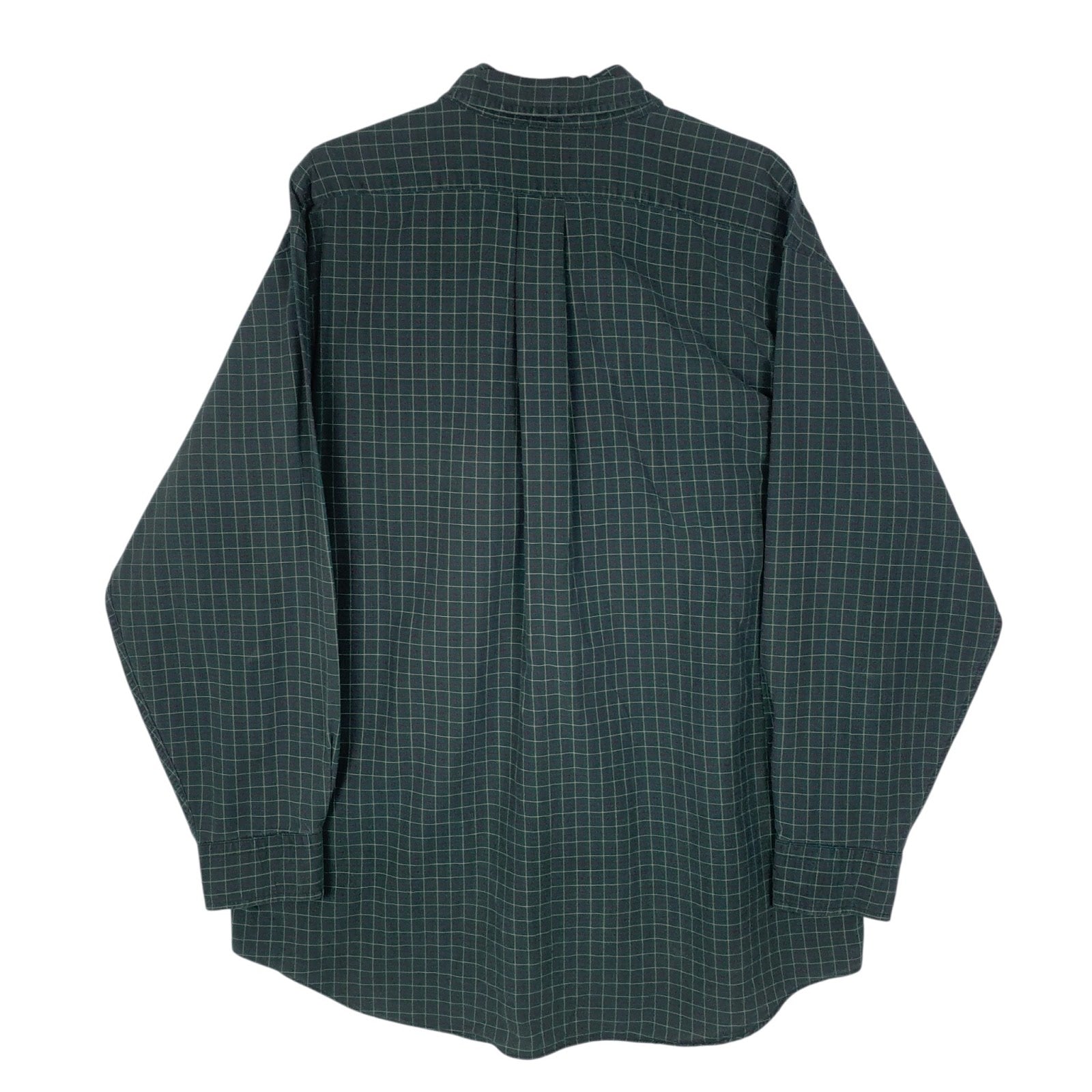 Mens Green L.L.Bean Vintage 90s Made In USA  Shirt