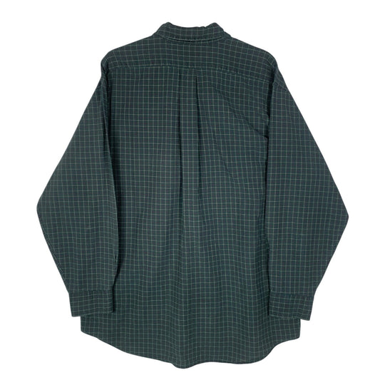 Mens Green L.L.Bean Vintage 90s Made In USA  Shirt