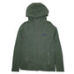 Womens Green Patagonia Quilt Hoodie Full Zip Jumper