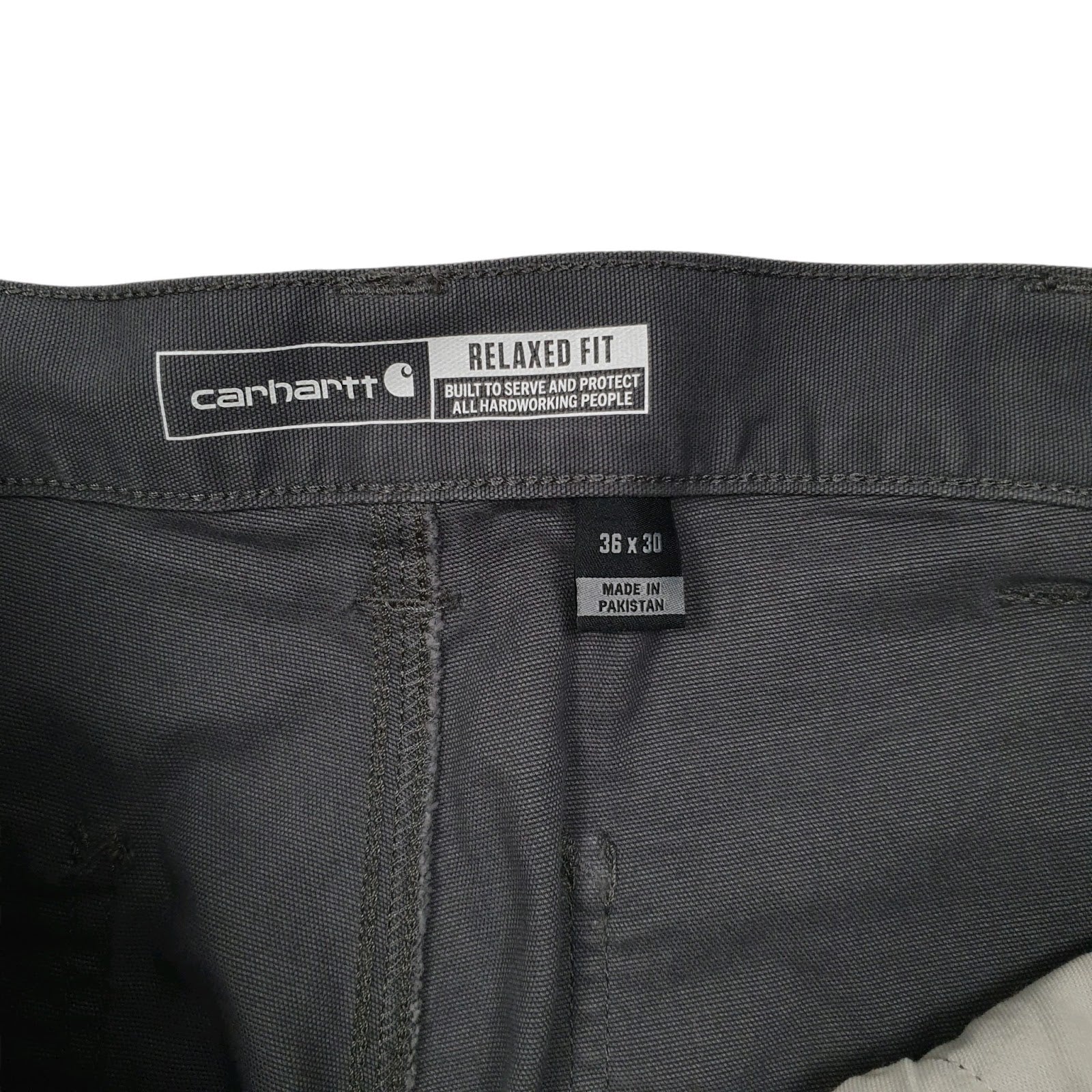 Mens Grey Carhartt   Trousers