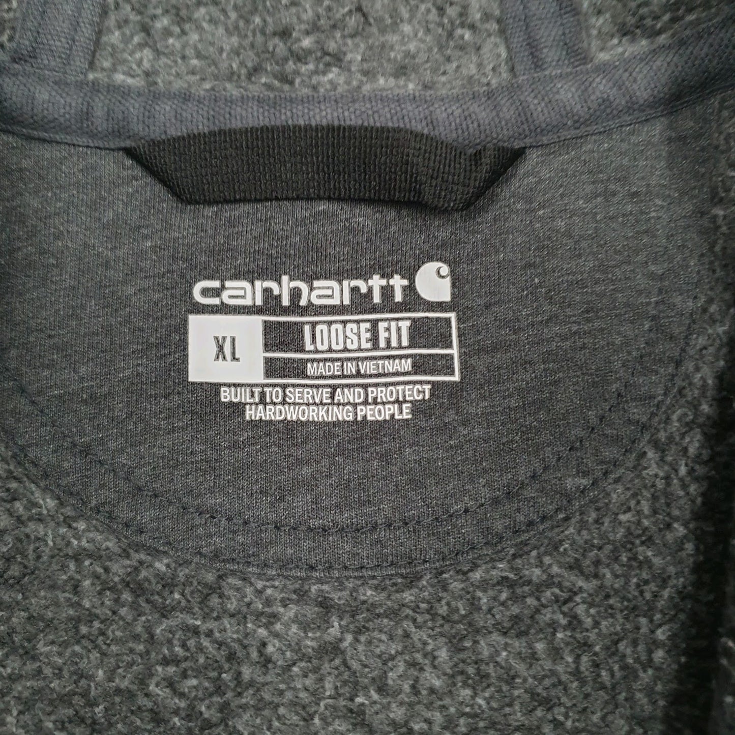 Mens Grey Carhartt  Full Zip Jumper