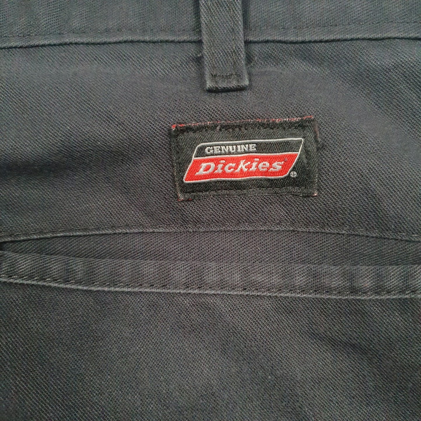 Mens Black Dickies   Trousers