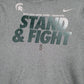 Mens Grey Nike 2014 Rose Bowl Game Champions Hoodie Jumper