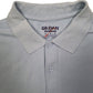 Mens Blue Gildan   Polo Shirt