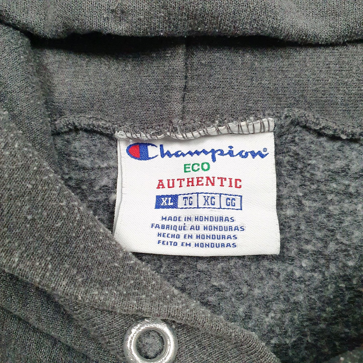 Mens Grey Champion  Hoodie Jumper