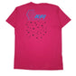 Mens Pink Hanes Vintage 90s Made In USA  T Shirt