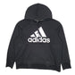 Womens Black Adidas  Hoodie Jumper