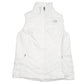 Womens White The North Face Reversible Puffer Fleece Full Zip Coat