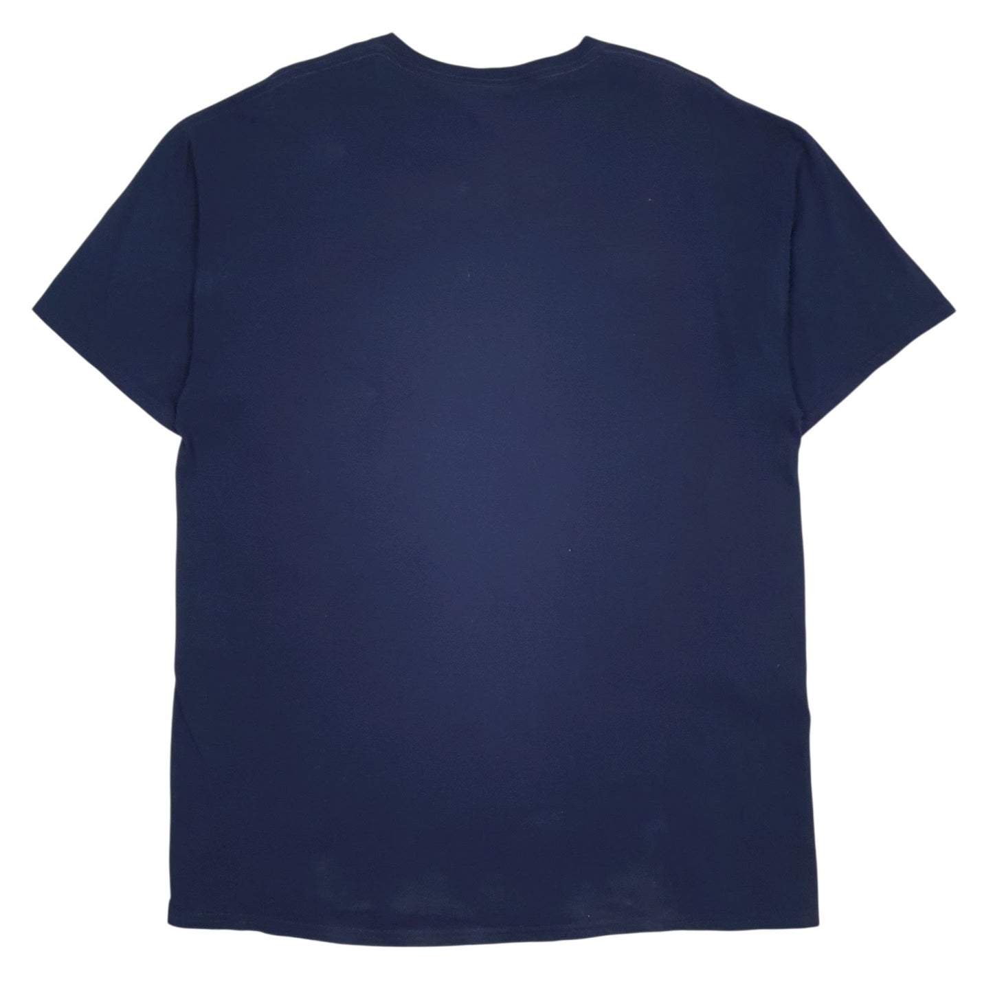 Mens Navy Fruit Of The Loom   T Shirt