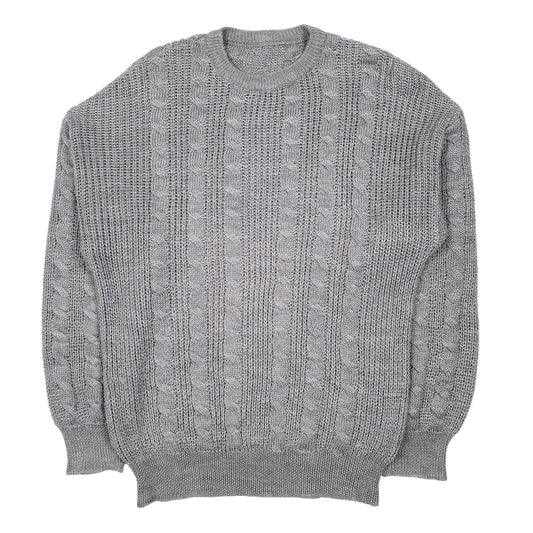 Mens Grey Unbranded  Crewneck Jumper