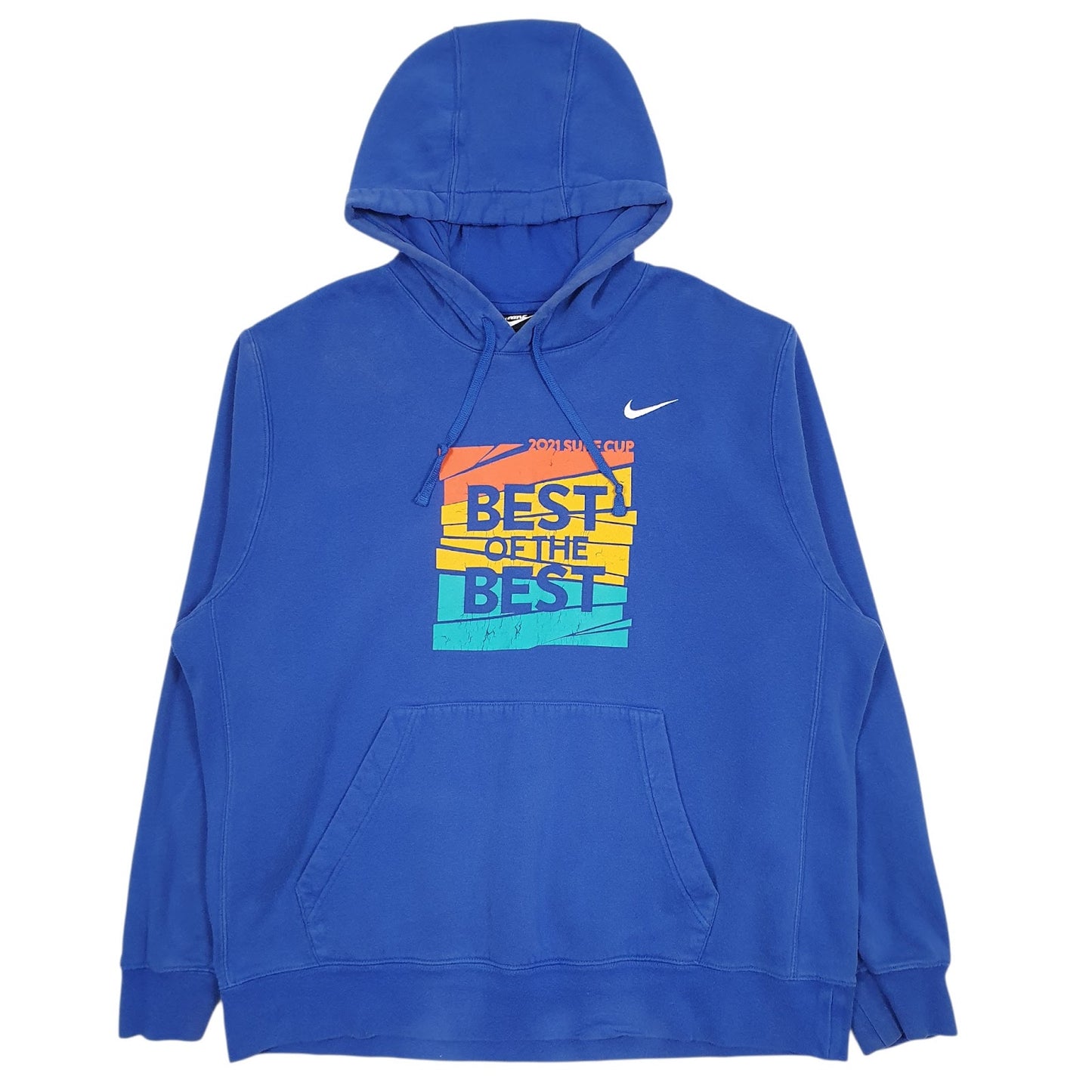 Mens Blue Nike 2021 Surf Cup Hoodie Jumper