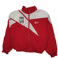 Mens Red Reebok Vintage 90s Boston Lightning  Coat