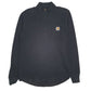 Mens Black Carhartt Lightweight Quarter Zip Jumper