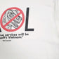 Mens White Hanes Single Stitch Vintage 90s  T Shirt