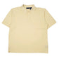 Mens Yellow Puritan  Short Sleeve Polo Shirt